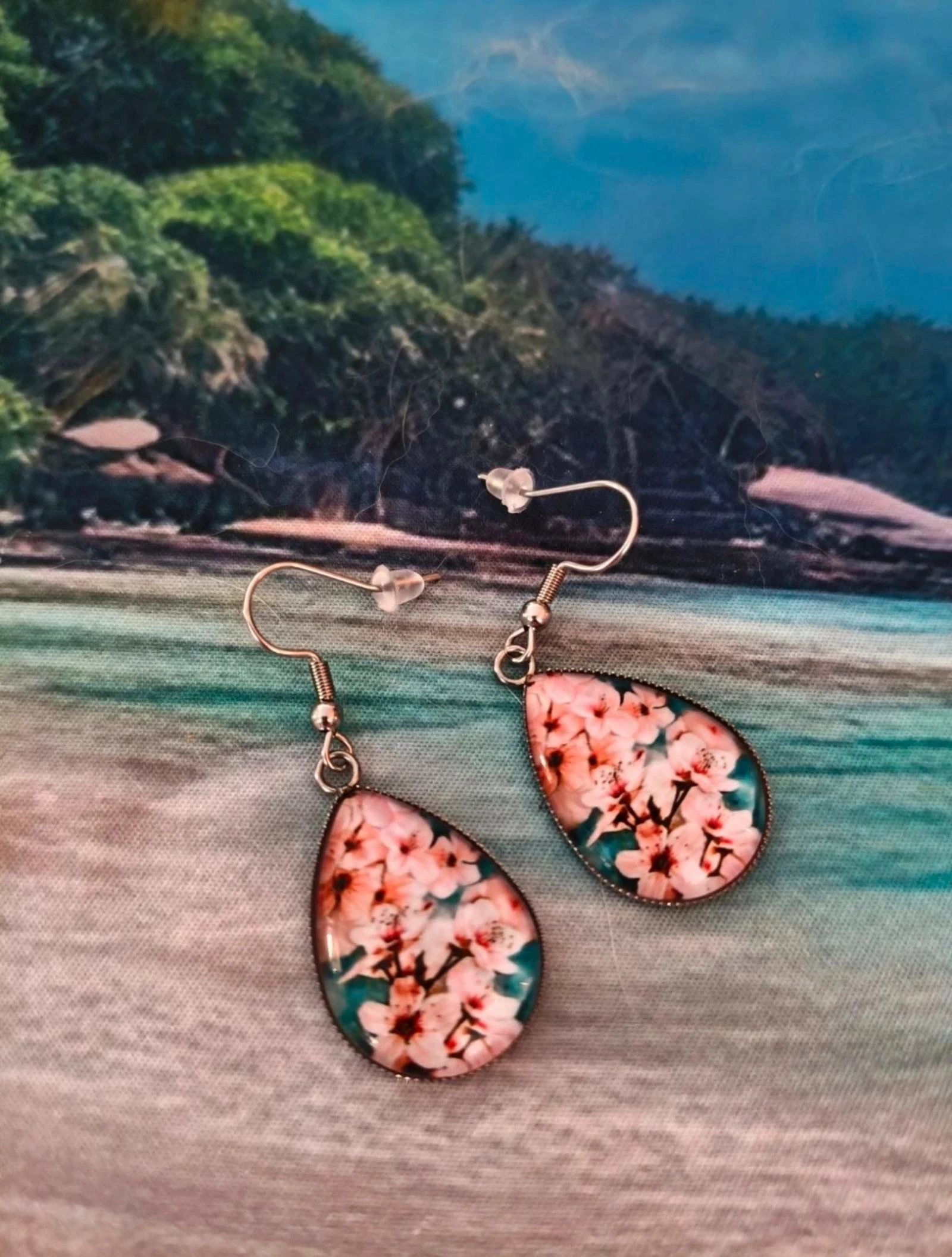 Pendientes vintage de flores – photo 4